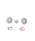 Kit boutons gris- VAILLANT - 0020048969