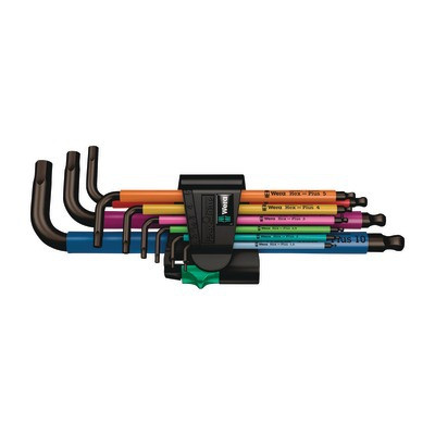 Hex-Plus Multicolour 1 SB Jeu de clés mâ- WERA - 05073593001