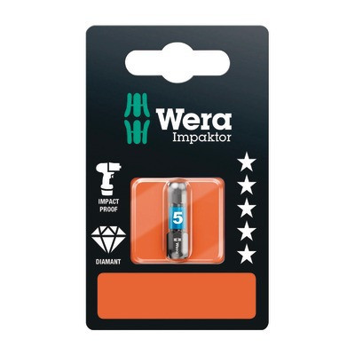 Embouts Hex-Plus IMP DC SB Impaktor, 5 x- WERA - 05073905001
