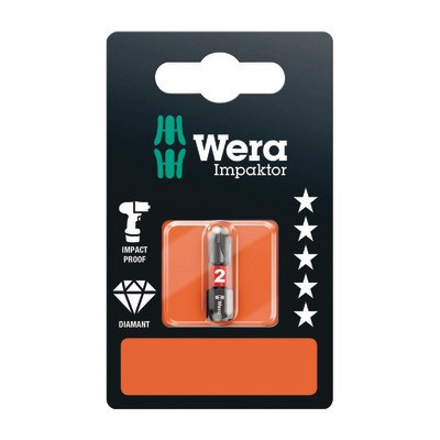 Embouts IMP DC SB Impaktor, PH 2 x 25 mm- WERA - 05073916001