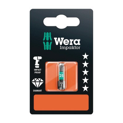 Embouts IMP DC SB Impaktor, TX 25 x 25 m- WERA - 05073925001