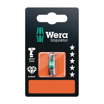 Embouts IMP DC SB Impaktor, TX 40 x 25 m- WERA - 05073927001