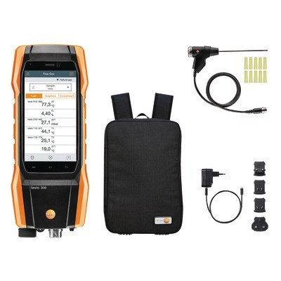 TESTO 300 Initial sans imprimante, connecteur Bluetooth, sac à dos- TESTO - 0564 3002 95