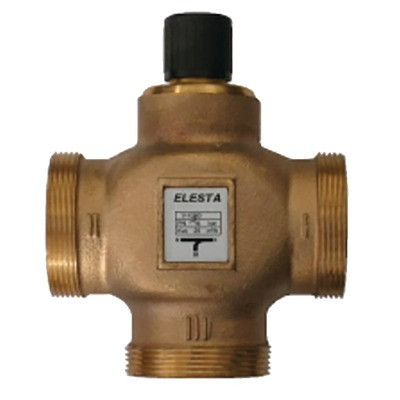 Vanne à siège filetée 3V M1"1/2 course 5.5mm- E.R.E REGULATION - EVG56.40