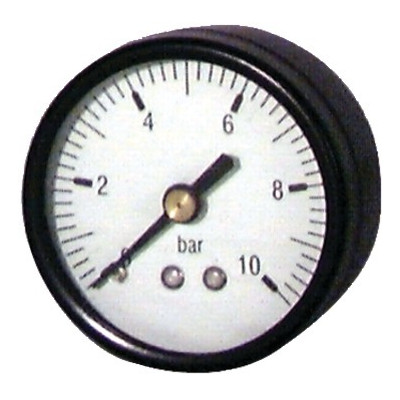 Manomètre ABS, sec non remplissable Ø 50mm, 0/10bar- DIFF - 109462