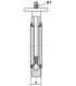 Robinet à papillon NF GAZ DN40- DIFF - 109706