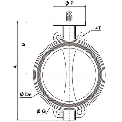 Robinet à papillon NF GAZ DN65- DIFF - 109708