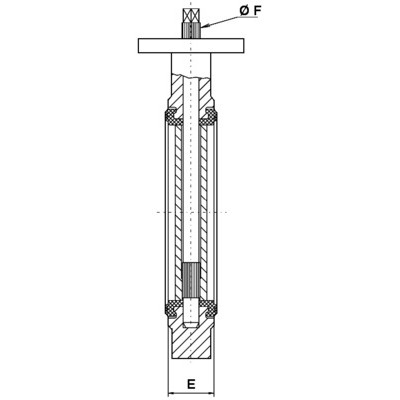 Robinet à papillon NF GAZ DN65- DIFF - 109708