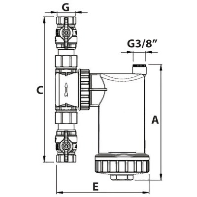 Filtre magnétique SAFE CLEANER 3/4"- RBM - 23440550