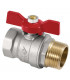 Vanne BS poignée papillon alu MF3/8"- DIFF - 110035