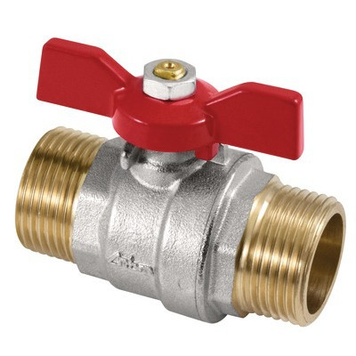Vanne BS poignée papillon alu MM3/8"- DIFF - 110046