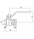 Vanne FF poignée plate avec purge PN40 2"- DIMPEXP - 2142-2