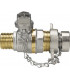 Robinet MM 1/2'' avec clé carré et bouch- EFFEBI - 2157N404