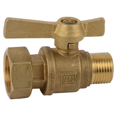 Robinet d'arrêt compteur droit MF 3/4"- DIFF - 110158