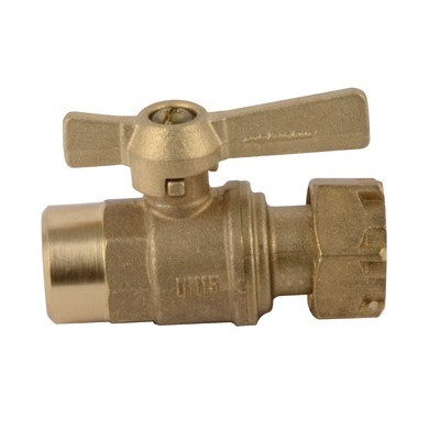 Robinet d'arrêt compteur droit F1/2''xFT- DIFF - 110162