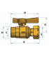 Robinet d'arrêt compteur droit F1/2''xFT- DIFF - 110162