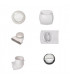 Kit Minigaine bouches double-flux 3 extraction D125 / 4 insufflation D80- ALDES - 11023230