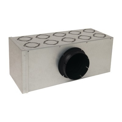 Caisson métallique Optiflex conduit circulaire avec entrée D.160-B- ALDES - 11027171