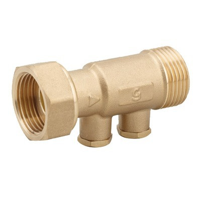 Clapet droit FT3/4"xM3/4" avec bouchon l- DIFF - 110297