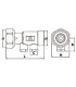 Clapet droit FT3/4"xM3/4" avec bouchon l- DIFF - 110297