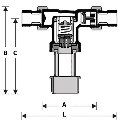 Disconnecteur non contrôlable CA295 DN20- RESIDEO - CA295-3/4A