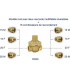 Réducteur ISOBAR multifileté 1/2" à 3/4"- ITRON - ISOPLUSMG