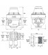Réducteur ISOBAR multifileté 1/2" à 3/4"- ITRON - ISOPLUSETPCCMG
