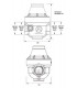 Réducteur ISOBAR FF1" capot composite IS- ITRON - ISO26FCCMG