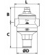 Réducteur de pression RINOX F1" NF- RBM - 510670