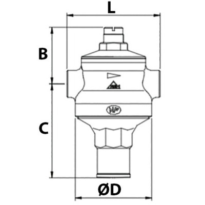 Réducteur de pression RINOX F1" NF- RBM - 510670