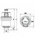 Purgeur automatique MINILUFT sans clapet- RBM - 28280400