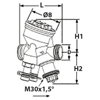 Vanne ta-compact p M1/2 DN10 débit : 21,- IMI - 52164-010