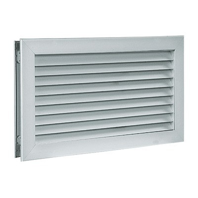 Grille de transfert simple déflexion en alu AC181 fixation par vis- ALDES - 11050689