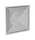 Diffuseur fixe et plenum carré SF704R TP- ALDES - 11051086