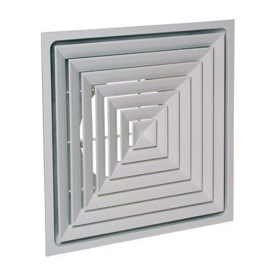 Diffuseur fixe et plenum carré SF704R TP- ALDES - 11051090