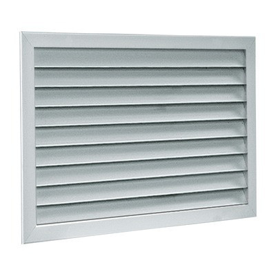 Grille extérieure murale en alu anodisé pour air neuf / vicié AG 638- ALDES - 11052015