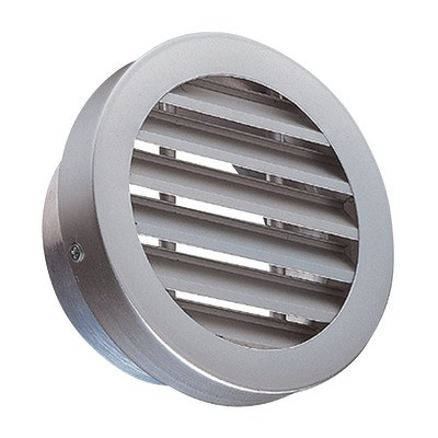 Grille extérieure murale circulaire en alu pour air neuf / vicié AR 637- ALDES - 11052243