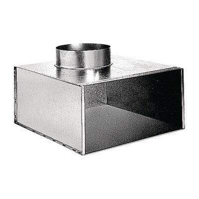 Plénum en acier pour grille avec piquage sur le côté ME F3- ALDES - 11053664