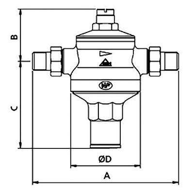 Réducteur de pression RINOX M3/4" raccor- RBM - 510510