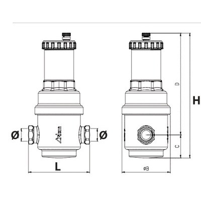 Séparateur d'air AIRTERM F1"1/4- RBM - 28300700