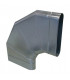 Coude horizontal 90° oblong galva CHO- ALDES - 11063128