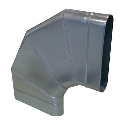 Coude horizontal 90° oblong galva CHO- ALDES - 11066327