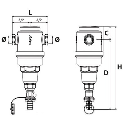 Séparateur particules de boues DIRTERM l- RBM - 28290400