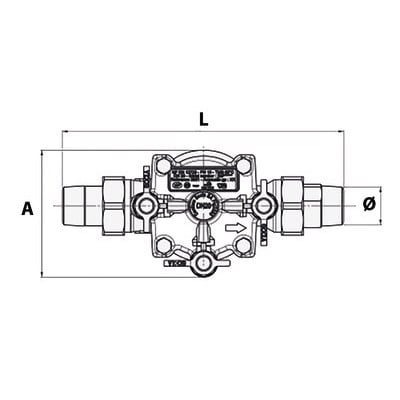 Disconnecteur contrôlable BA2860 M3/4"- SOCLA - 149B3881