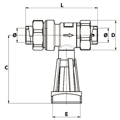 Disconnecteur non contrôlable CA2096 FF3/4"- SOCLA - 149B3782
