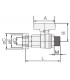 Vanne compteur équerre M3/4"xFT3/4" ASTER- EFFEBI - 2168R405