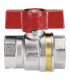 Vanne BS poignée papillon alu FF3/8" AST- EFFEBI - 0824R403
