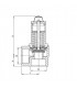 Soupape chauffage 3b molette F1"1/2- GOETZE - 651MHIK-40-F/F-4 3B