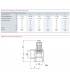 Soupape chauffage 3b molette F1/2" x F3/- GOETZE - 651MHNK-15-F/F-1 3B