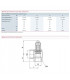 Soupape sanitaire 7b molette F1/2"xF3/4"- GOETZE - 651MWNK-15-F/F-15/20